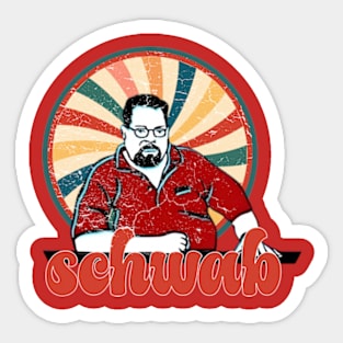 stump the schwab Howie Schwab Sticker